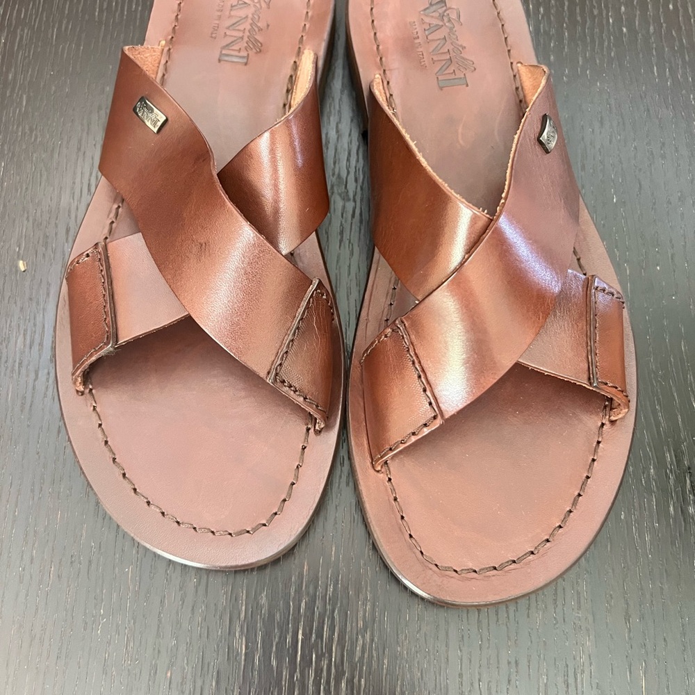 Brown Leather Sandals